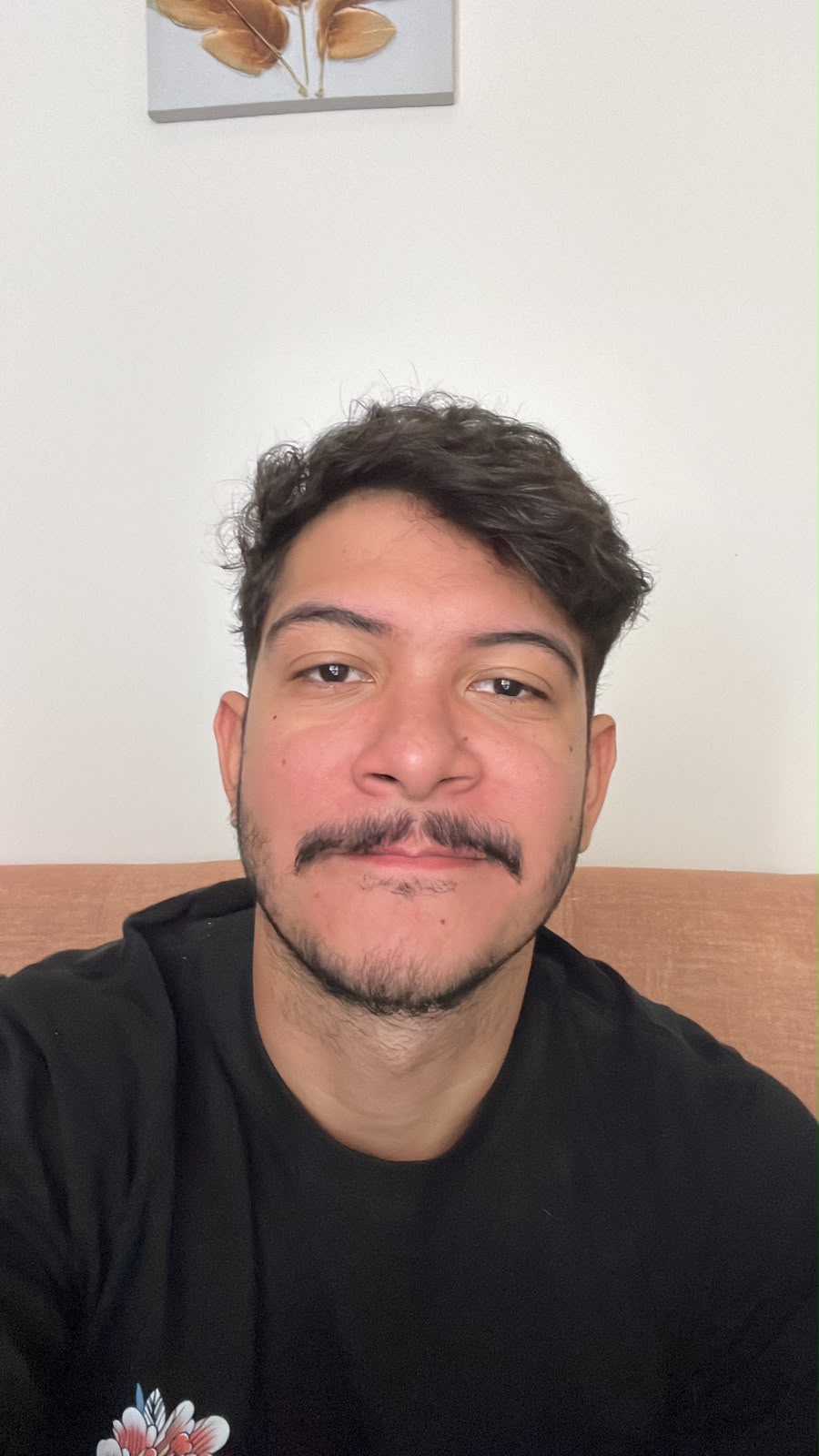 Paciente em retrato sorrindo